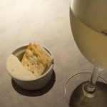 ガーリック・チーズとワイン